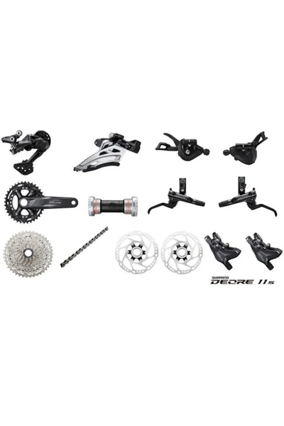 Grupo Shimano Deore M5100 2x11V | 36-26T, 11-42T, MTB Trail & XC, Alta Precisión