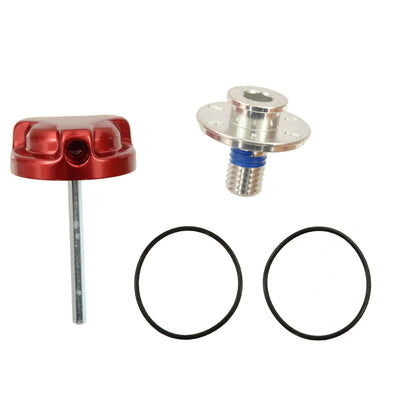 Lefty rebound knob assembly