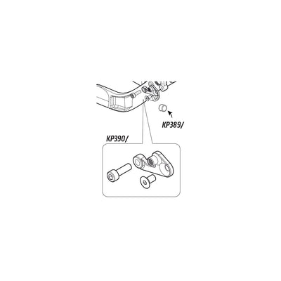 Front derailleur spacer mount