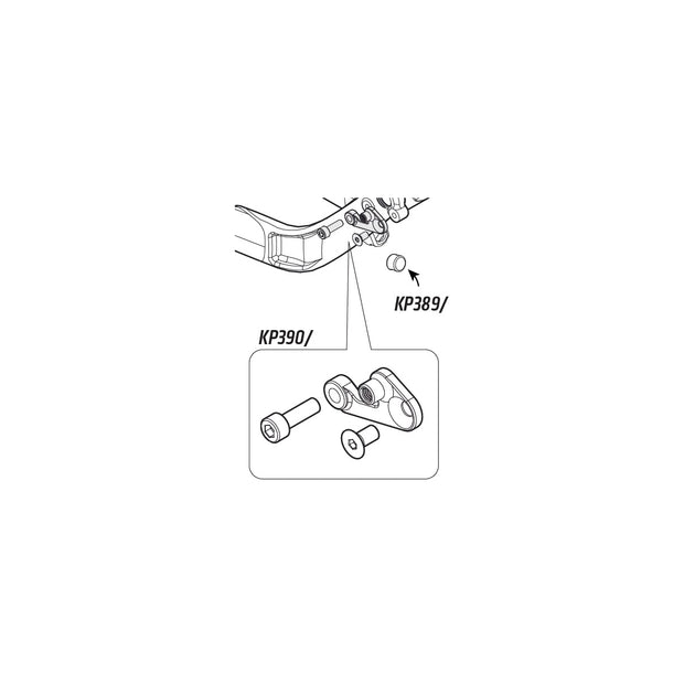 Front derailleur spacer mount