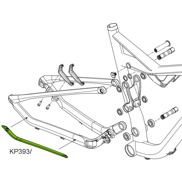 Habit Carbon ChainStay Protector