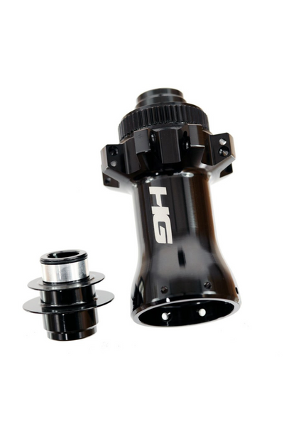 HollowGram FR Hub 100x12 24H TA Disc– Manzana Delantera de Alta Precisión para Ciclismo de Carretera