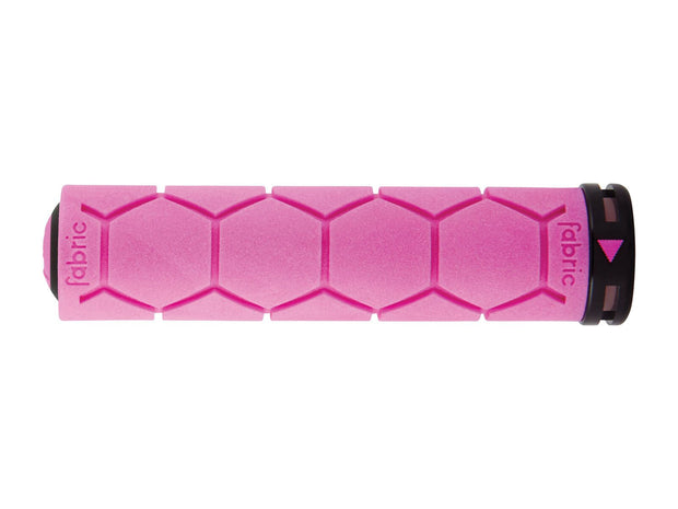 Puños Fabric Silicone Lock-On Rosado FA | MTB, Antideslizantes, 30 mm, Alta Comodidad