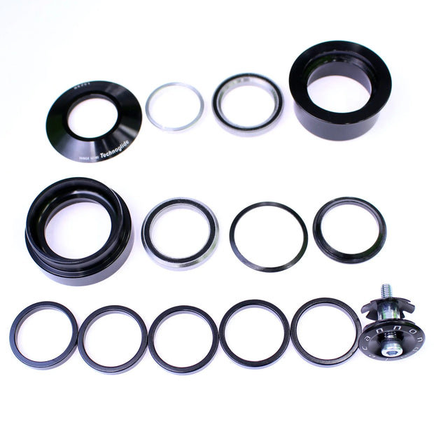 Set de Dirección Reductor 1.5" a 1-1/8" Recto | Compatible ZS49 | MTB & Gravel