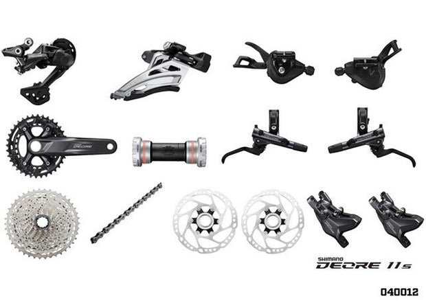 Grupo Shimano Deore M5100 2x11V | 36-26T, 11-42T, MTB Trail & XC, Alta Precisión